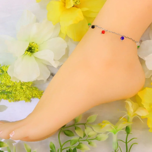 Minimalist Anklet, Sleek & Modern Design, Women’s Fashion, YC110355-A - Picture 3 of 10